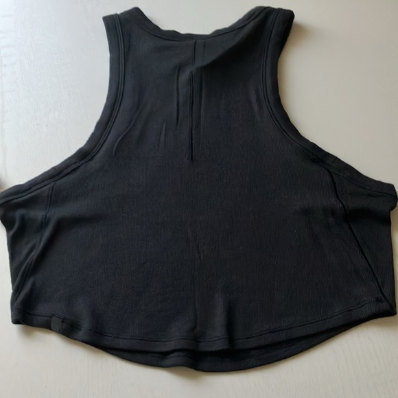 Lululemon Hold Tight Cropped Crop Tank Top Black (Size 8) NWT - Picture 3 of 9